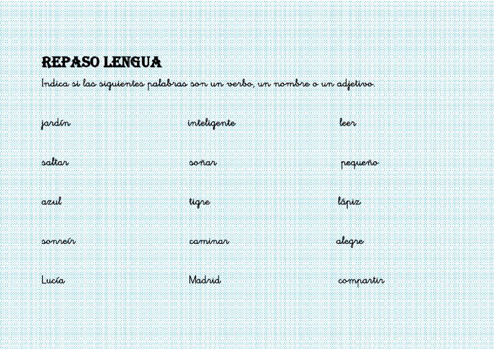 Repaso lengua