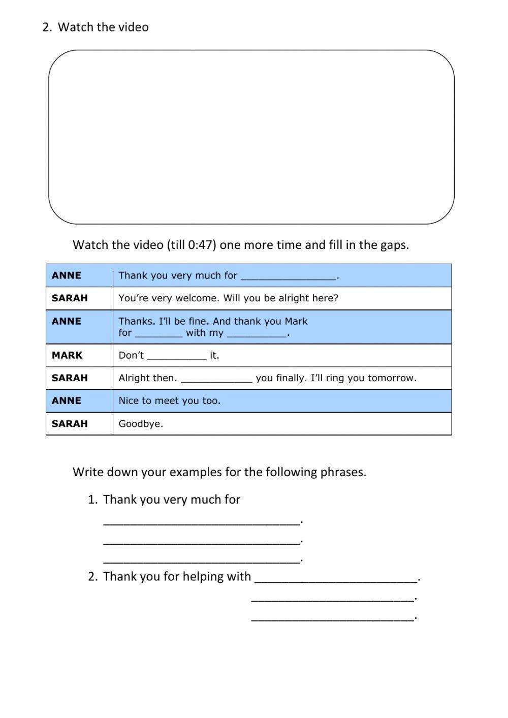 English. Check in at a hotel