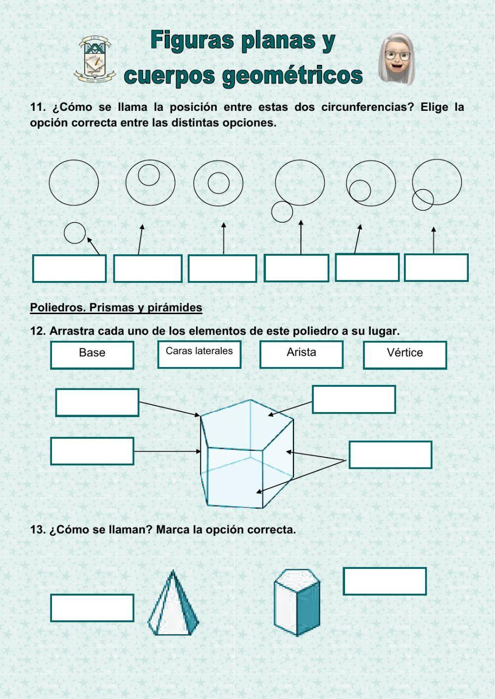 Figuras planas y cuerpos geométricos