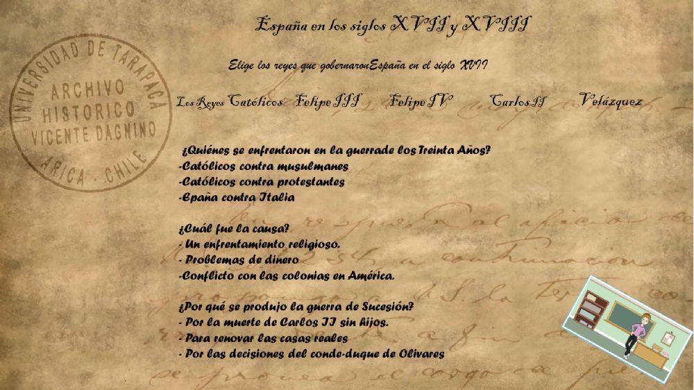 España en los siglos XVII y XVIII
