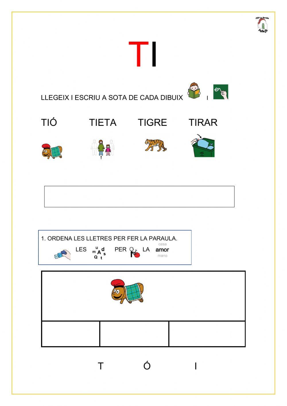 Lectoescriptura de primer