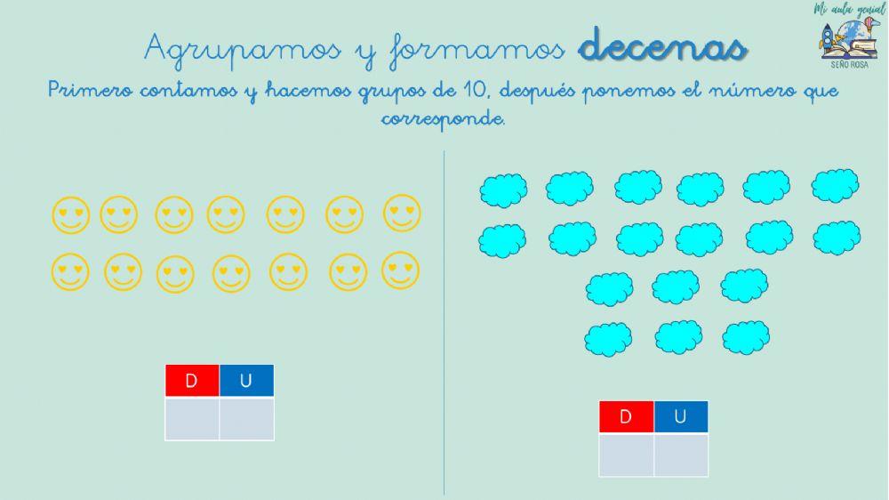 Aprendemos lo que es una decena