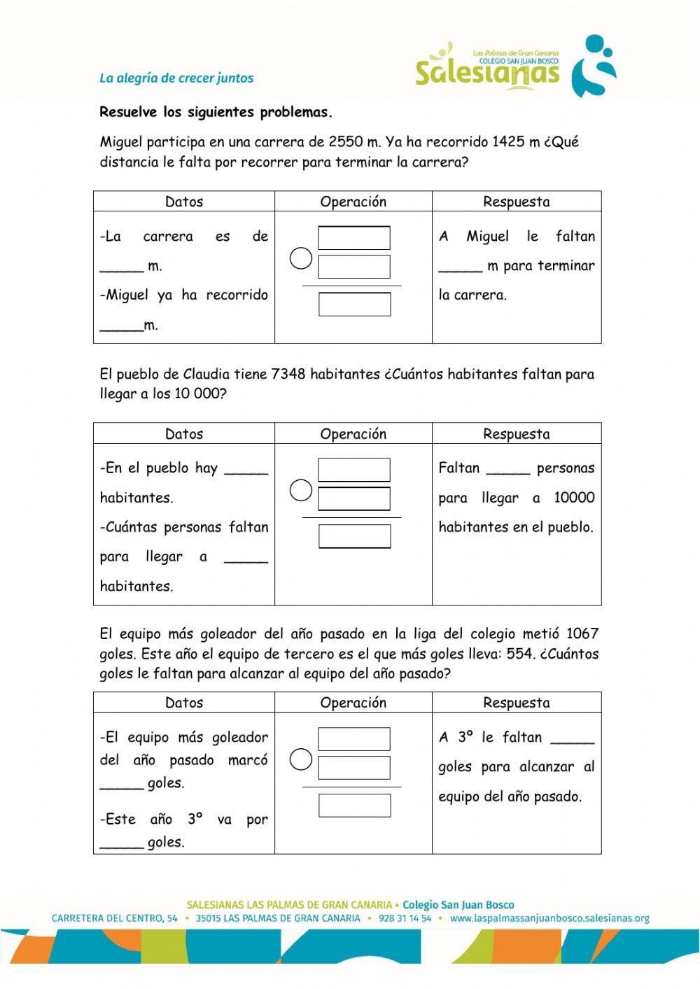 Matemáticas 3º Matemáticas 3º