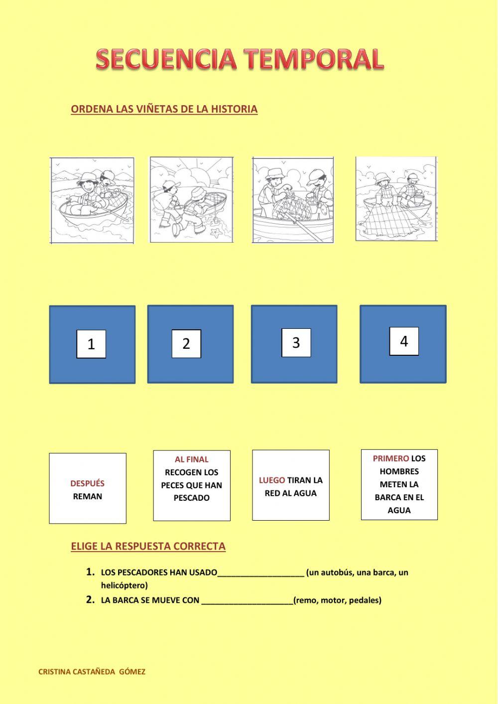 Secuencia temporal barca