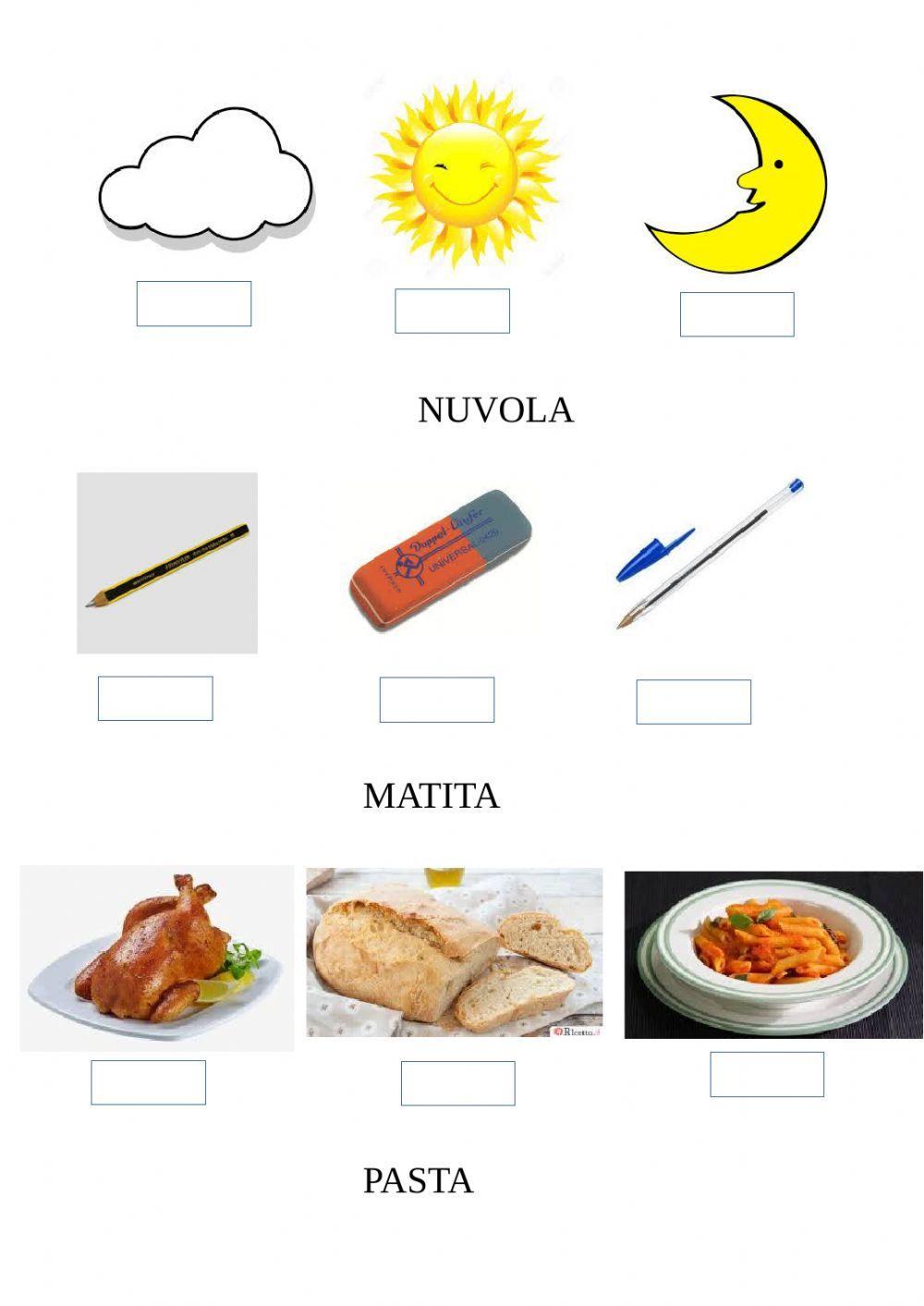 abbinamento parole immagini 3