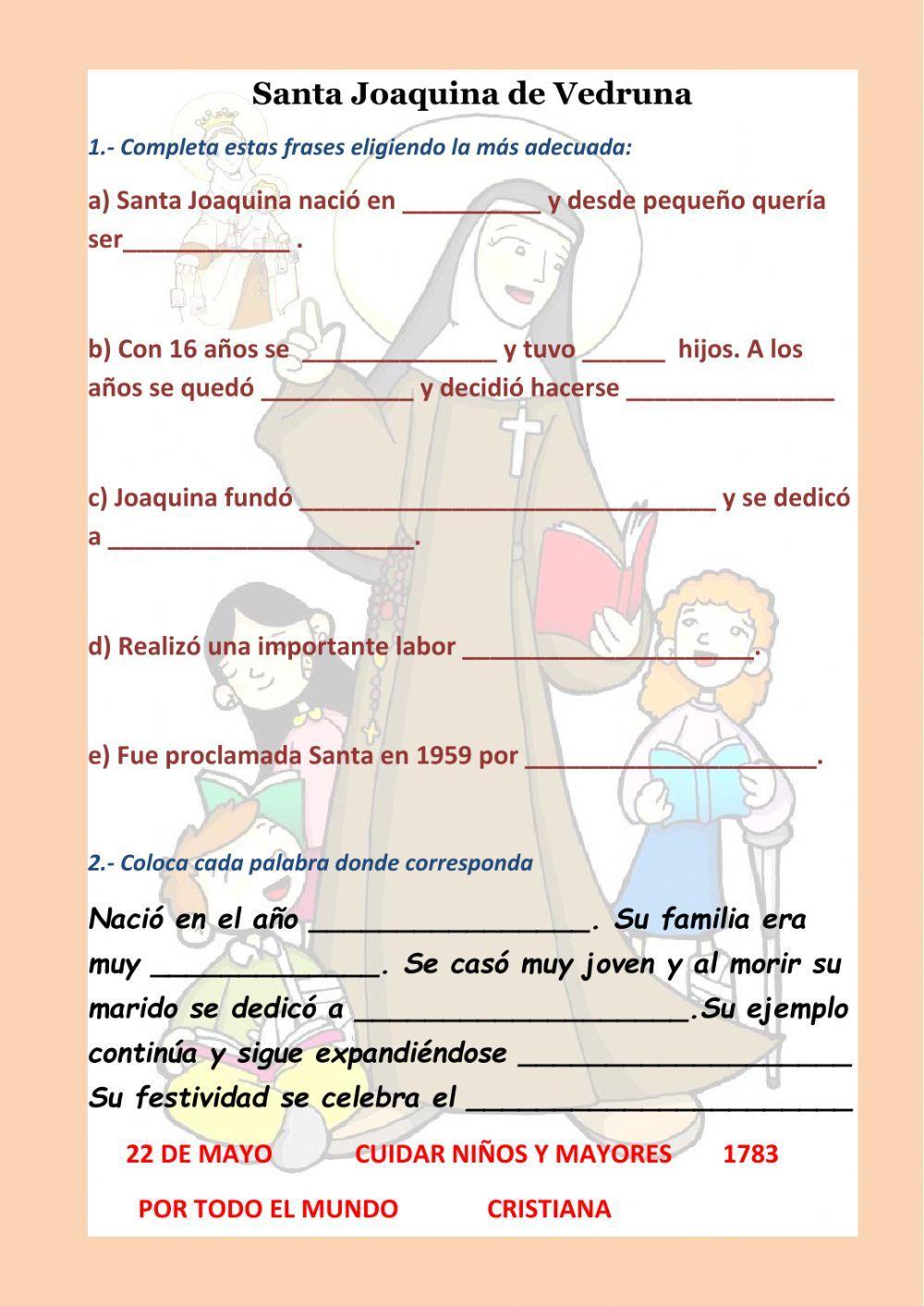 Santa Joaquina de Vedruna