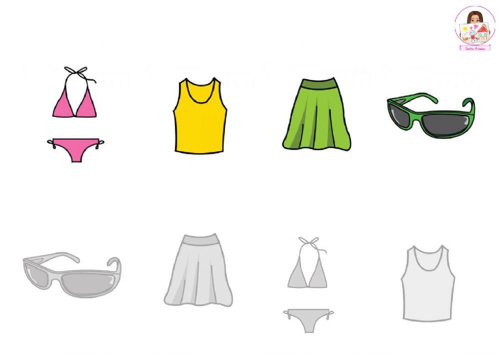 Sombras - La ropa de verano