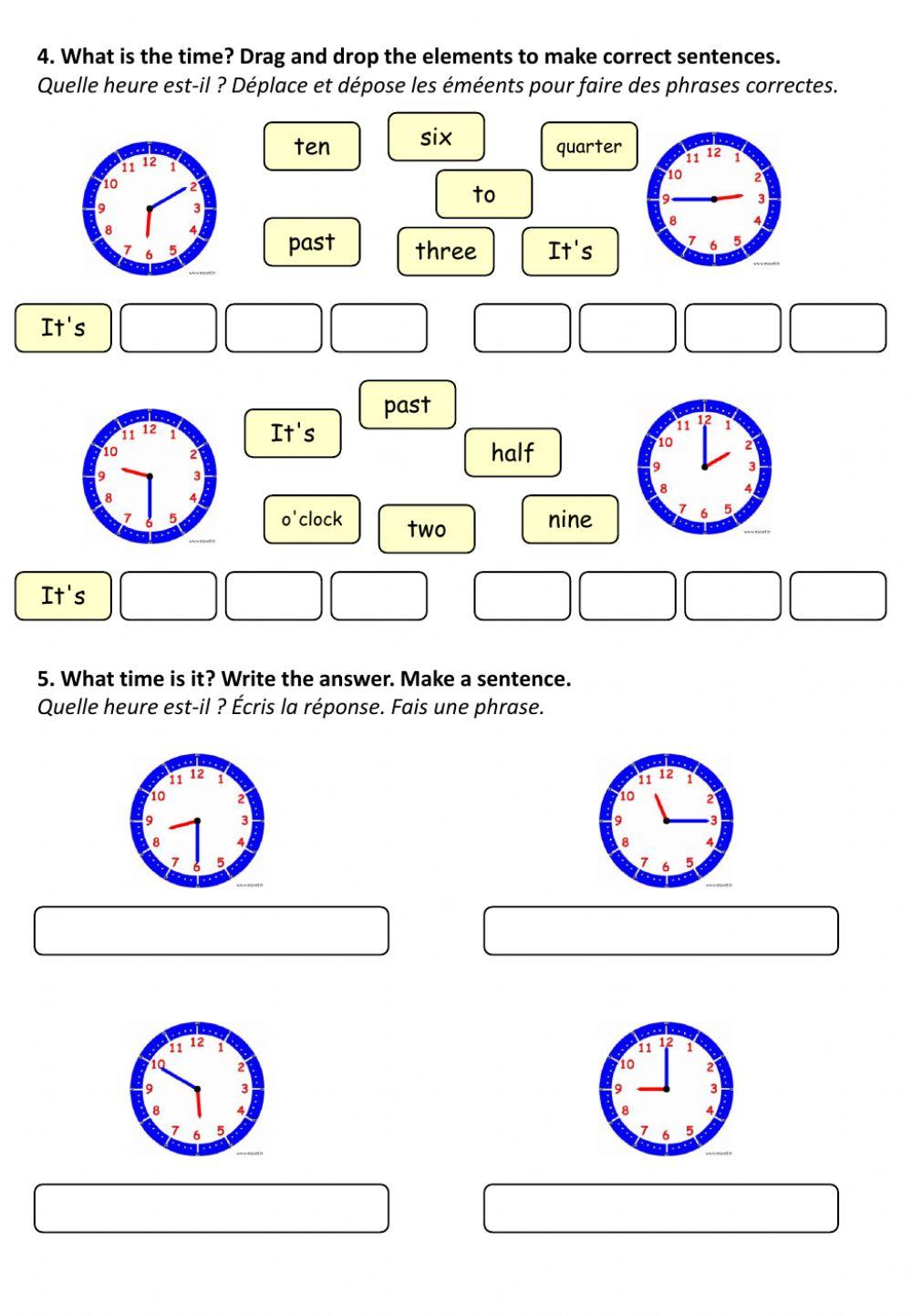 Numbers and time Numbers and time