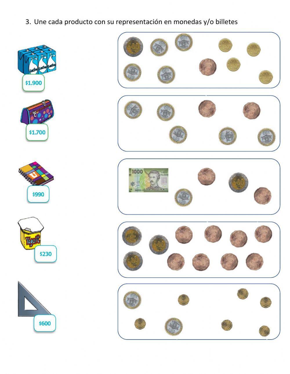 Monedas y Billetes Chile