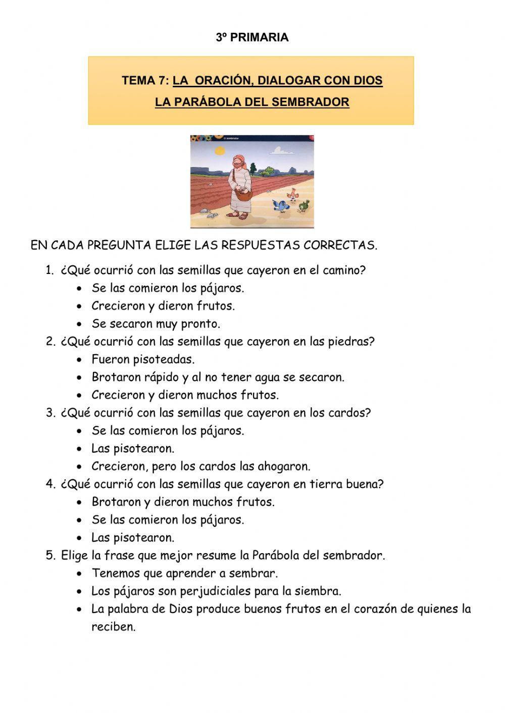 Parábola del sembrador