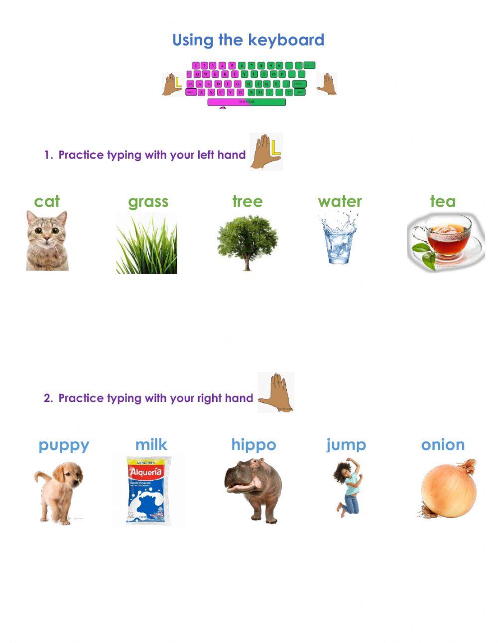 Typing activity