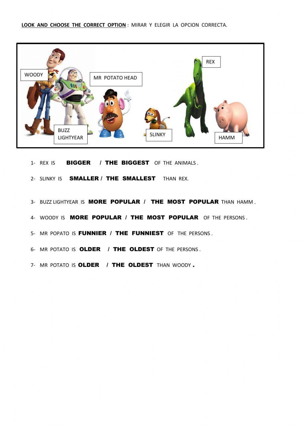 Comparative  and  superlative  adj