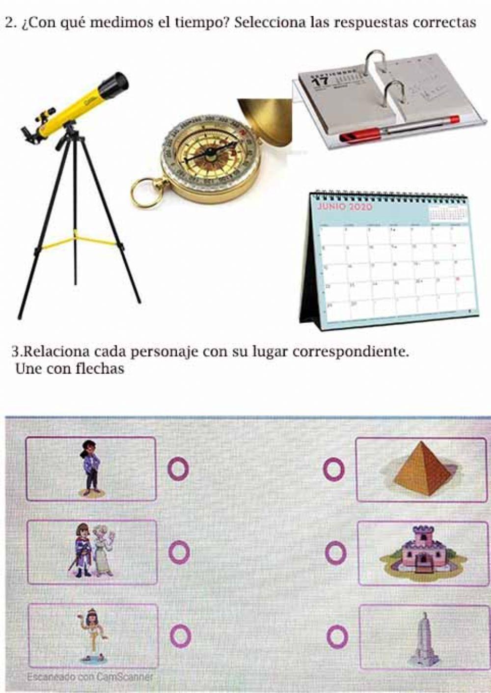 Las medidas del tiempo.Identificar épocas