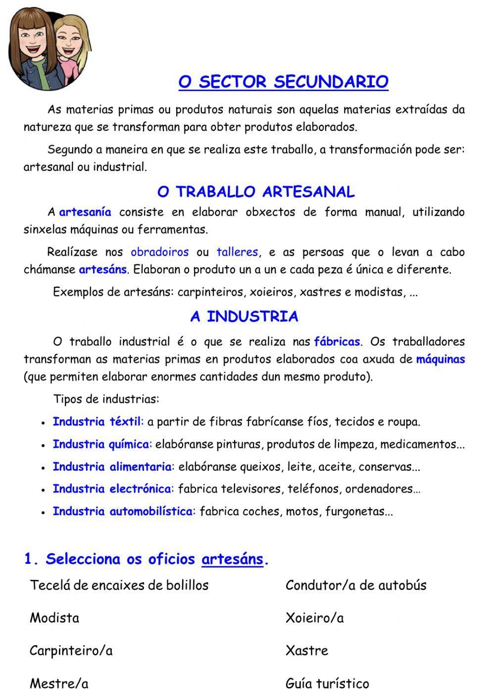 SECTOR SECUNDARIO SECTOR SECUNDARIO