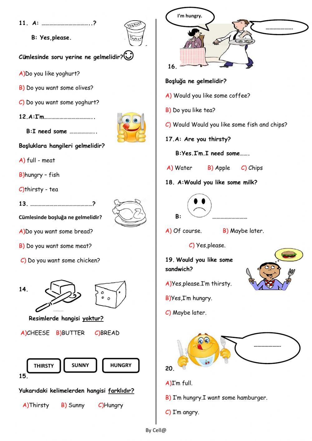 Food and Drinks Test