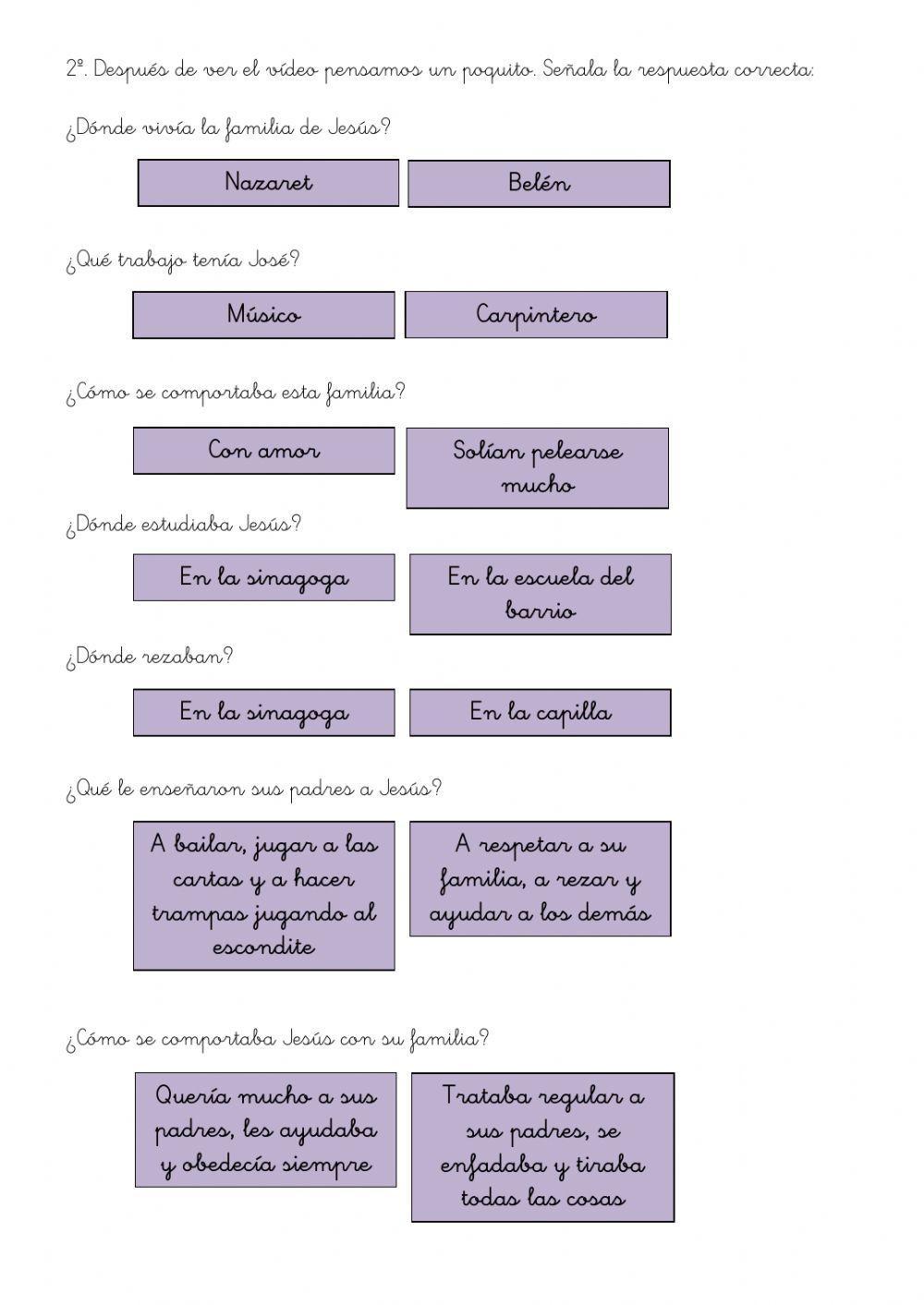 La familia de jesús