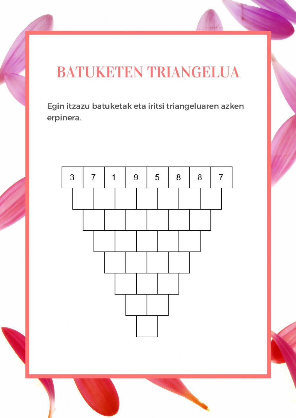 Batuketen triangelua