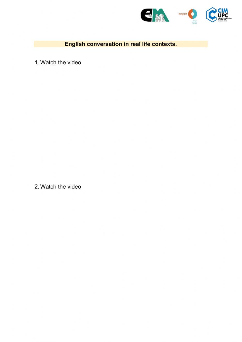 English Conversations 1