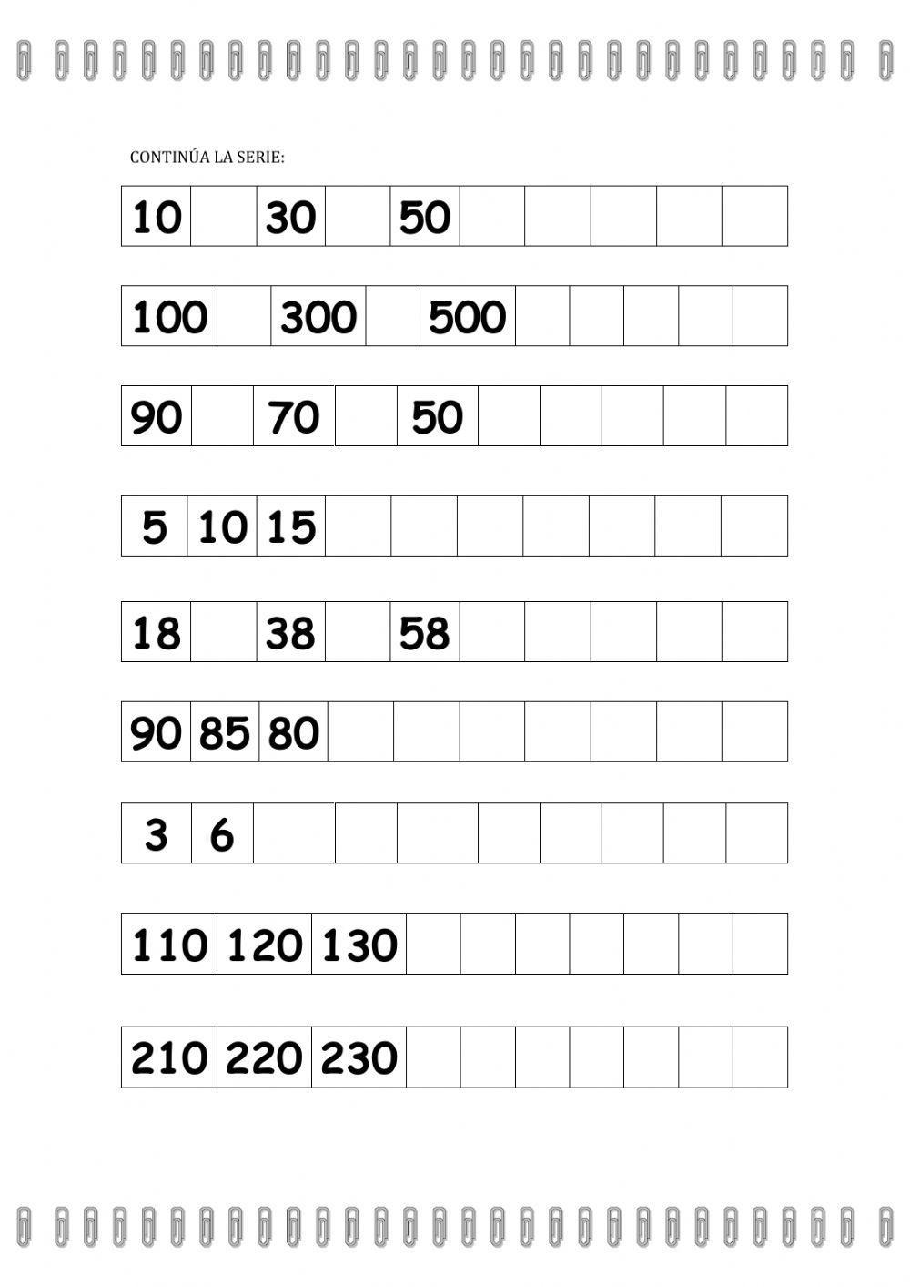 COMPARAR NÚMEROS