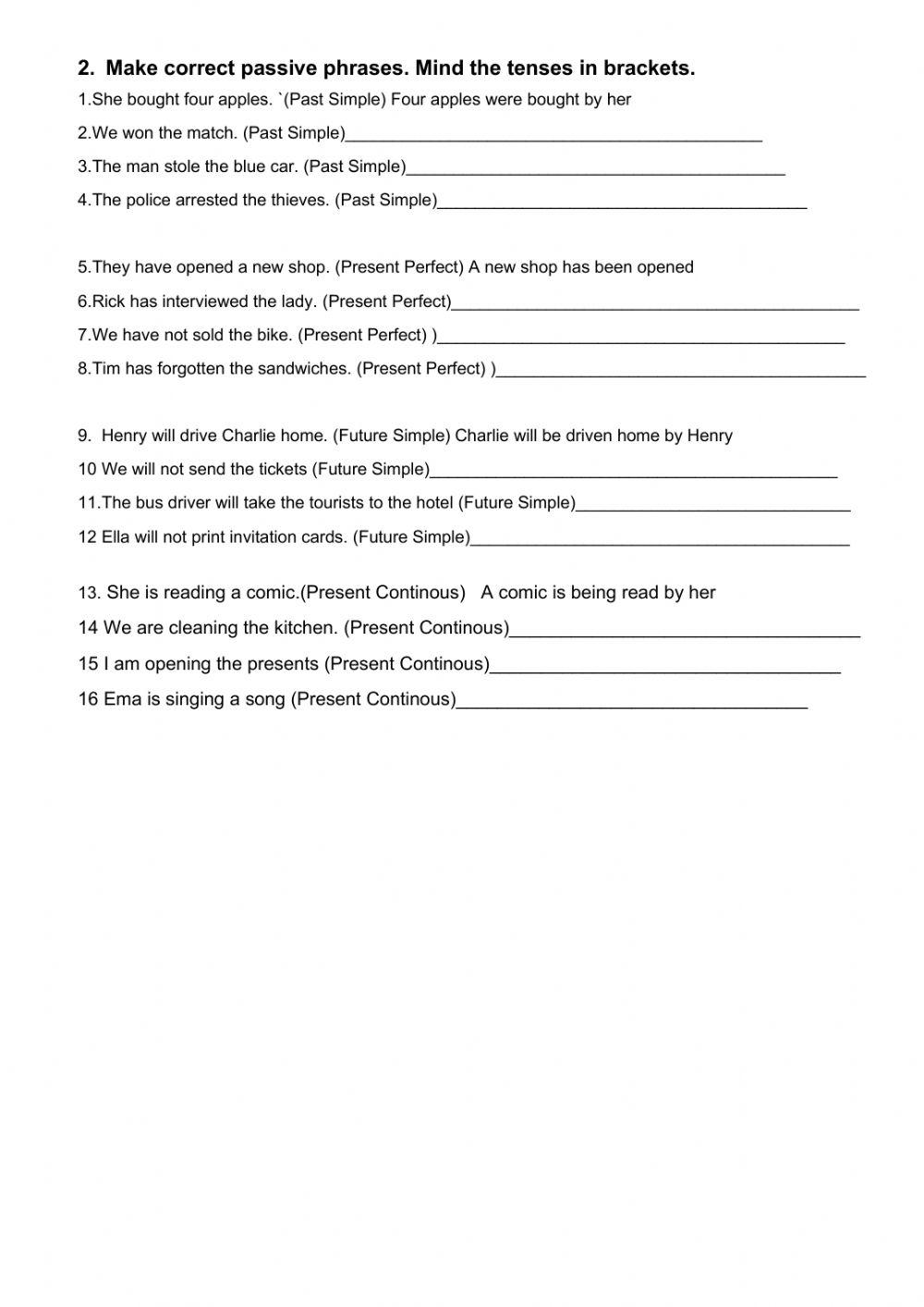 Focus 8.2 Passive voice