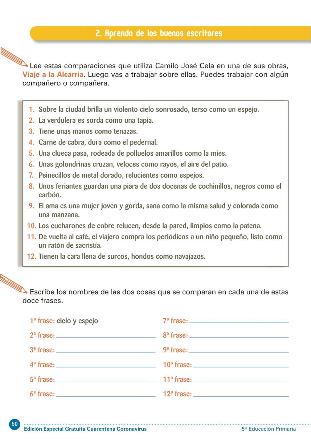 Comparaciones con autores literarios