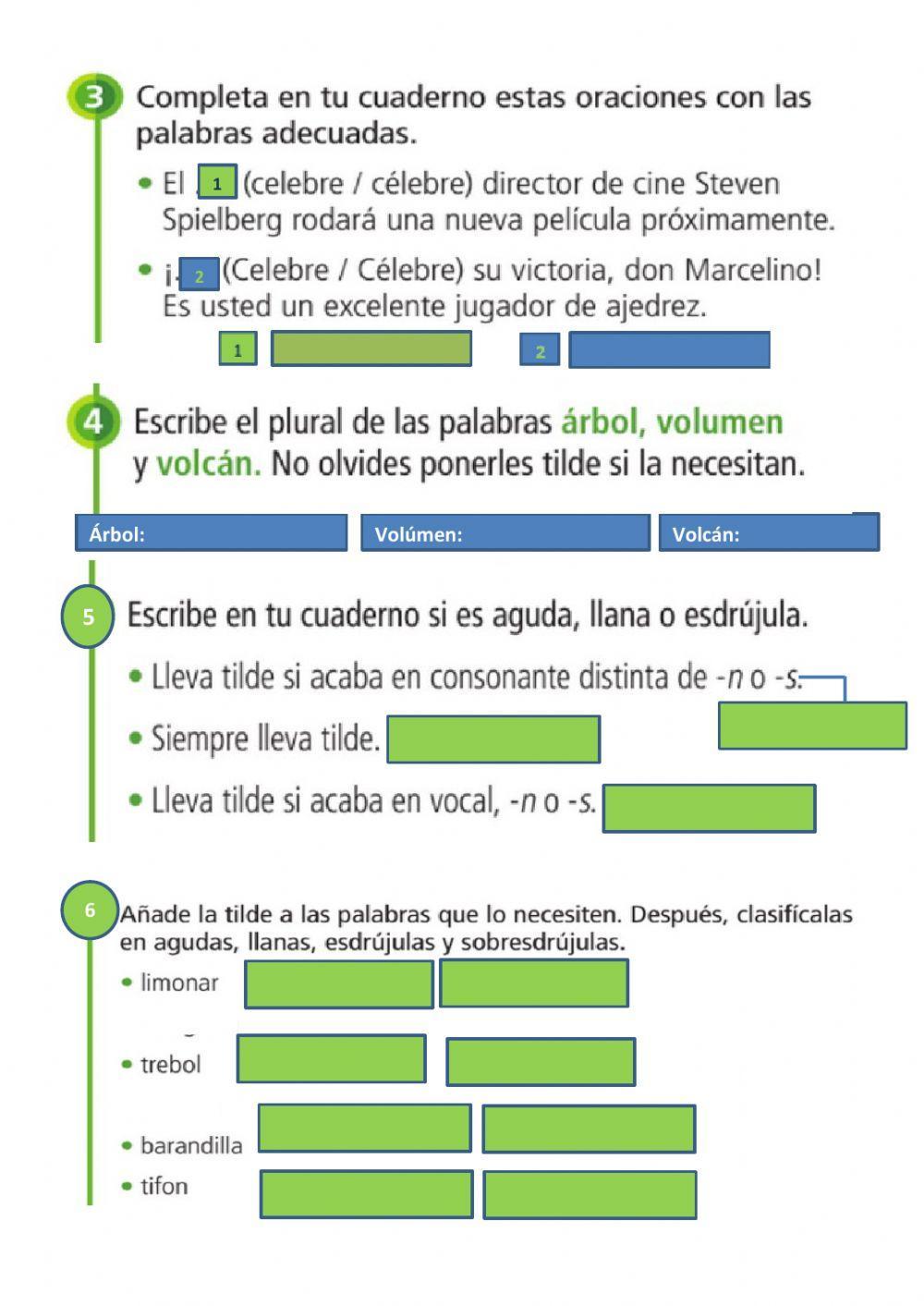 ACENTUACIÓN, diptongos, triptongos e hiatos