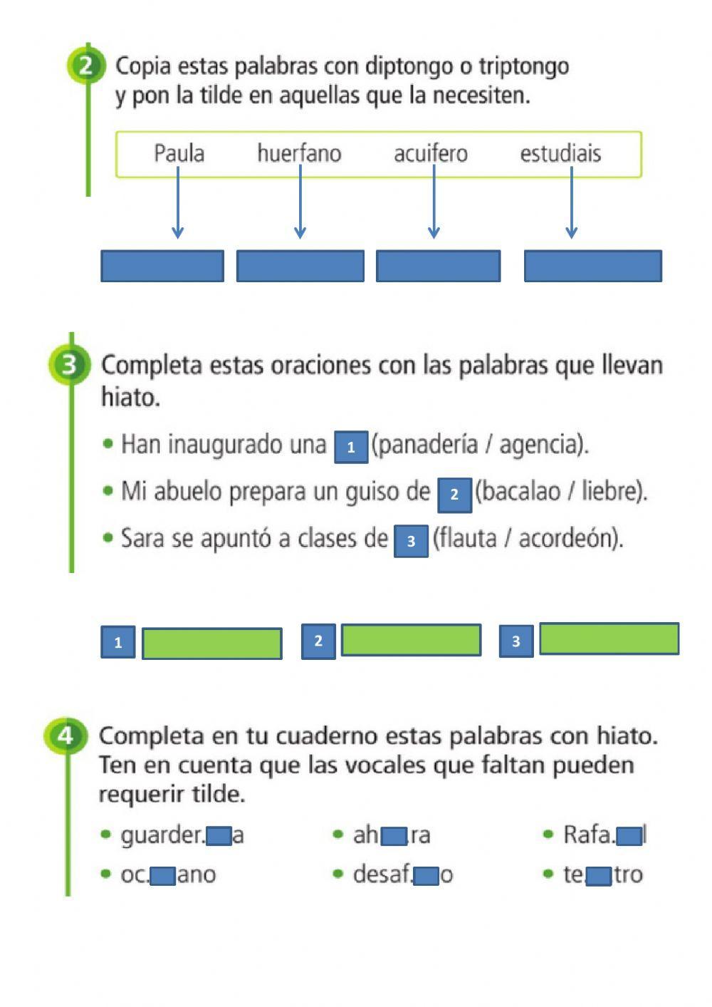 ACENTUACIÓN, diptongos, triptongos e hiatos ACENTUACIÓN, diptongos, triptongos e hiatos