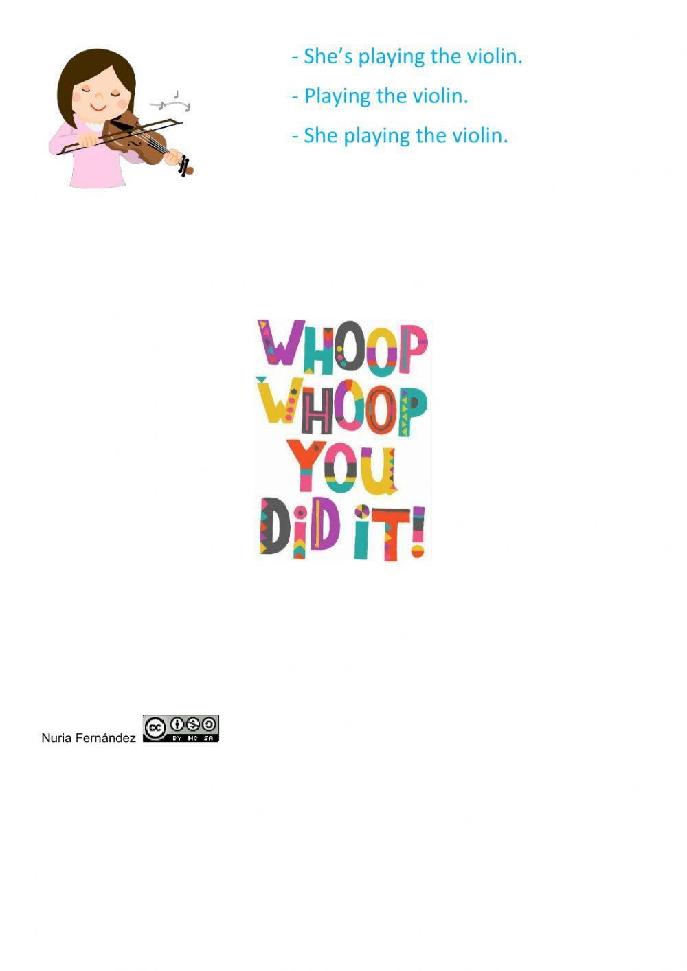 Present Continuous. Review