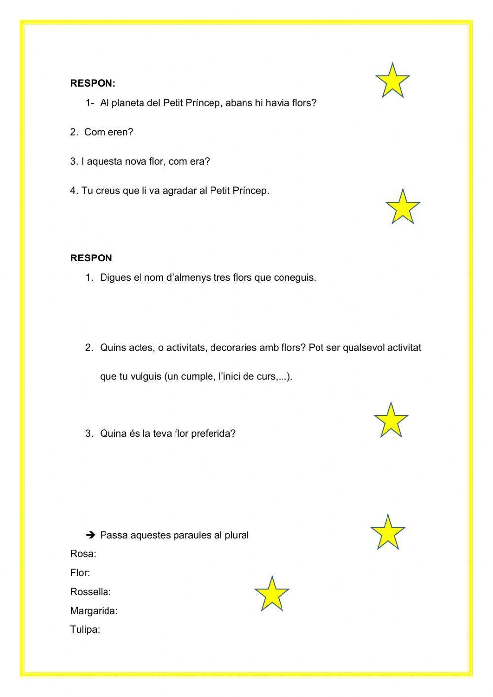 Comprensió lectora petit Princep