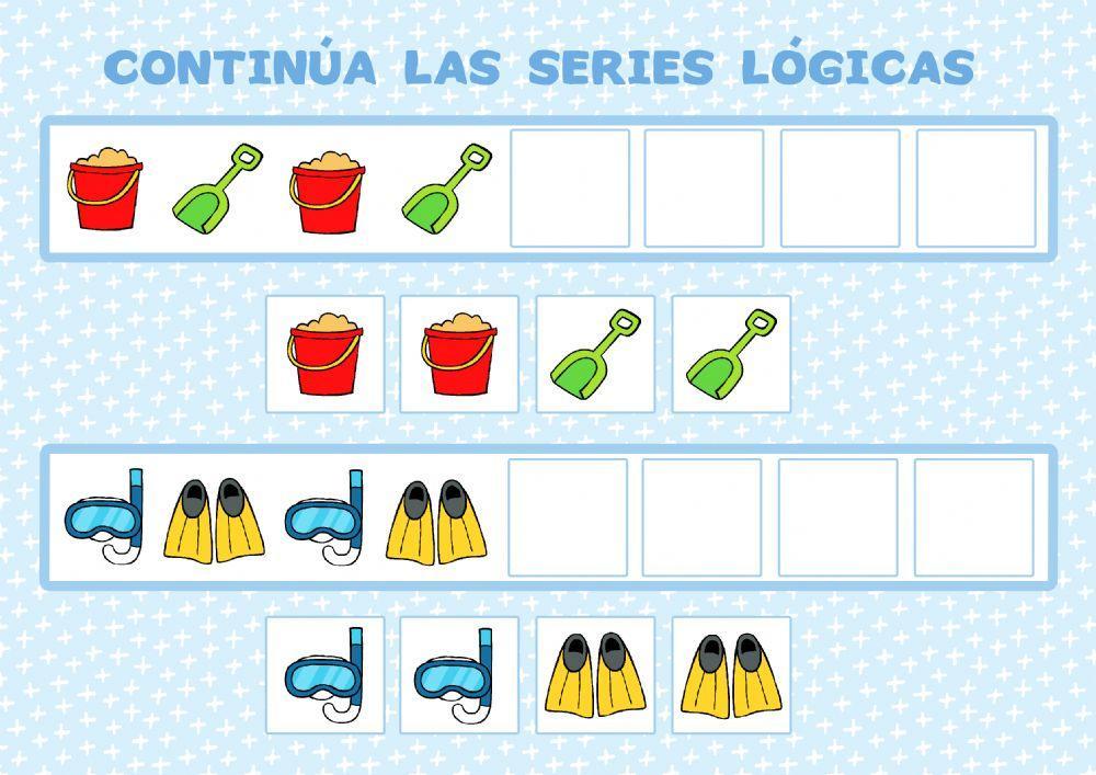 Series lógicas motivos de verano 1 Series lógicas motivos de verano 1