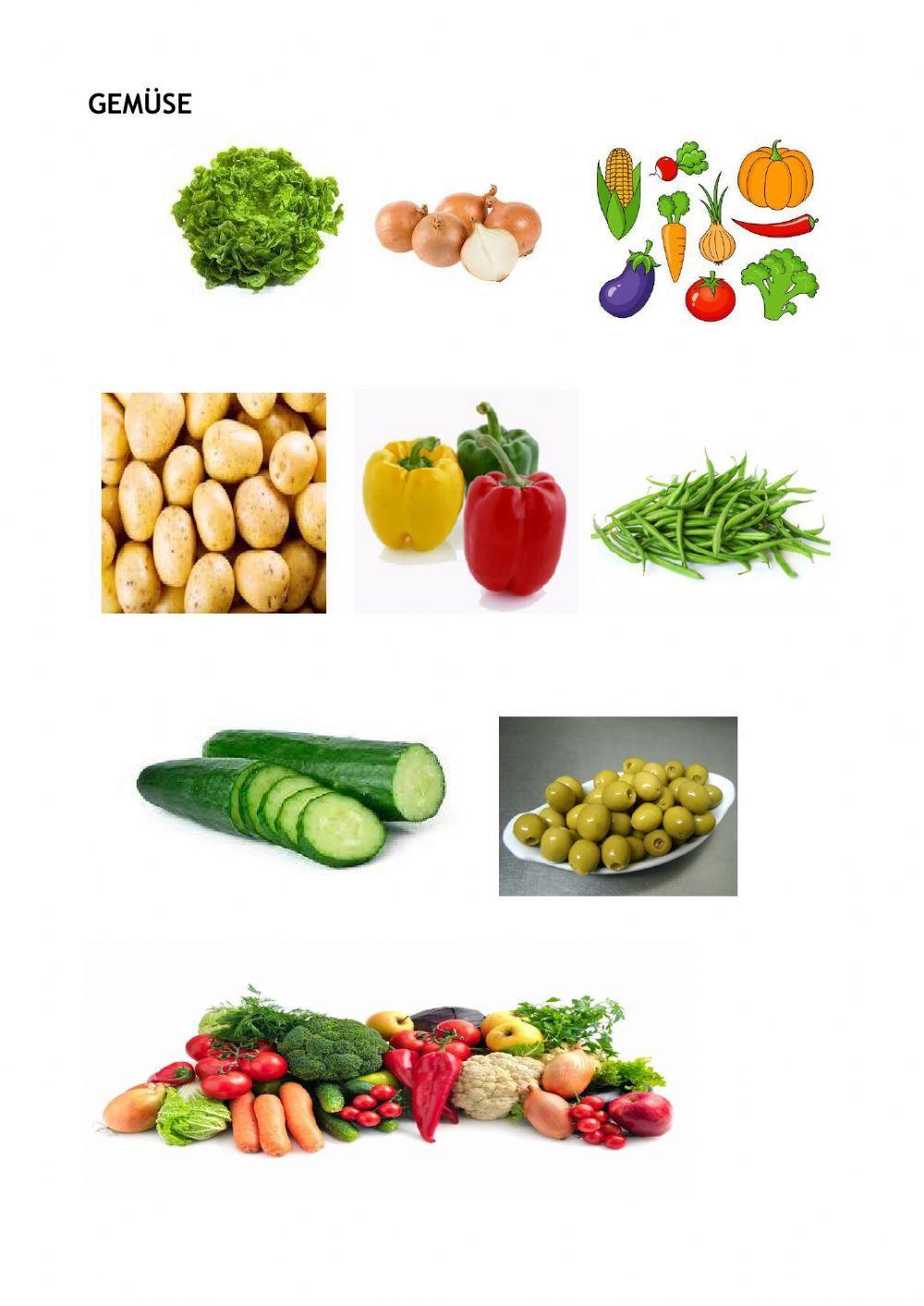 ESSEN UND TRINKEN -Obst, Gemüse, Getränke 