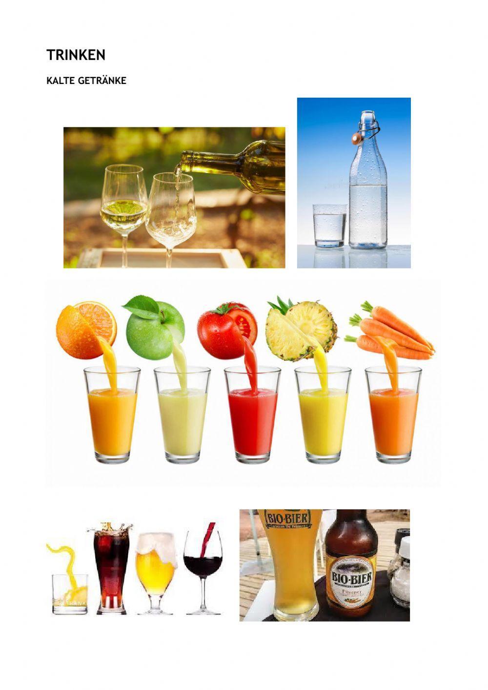 ESSEN UND TRINKEN -Obst, Gemüse, Getränke 