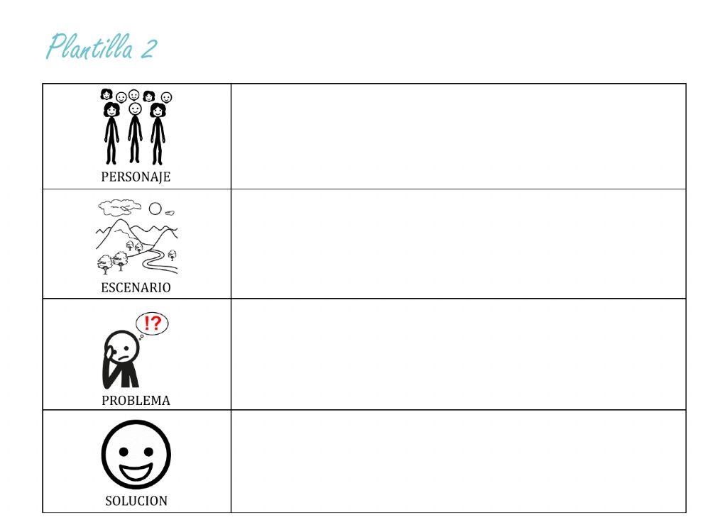 Plantilla GENERADOR DE CUENTOS editable