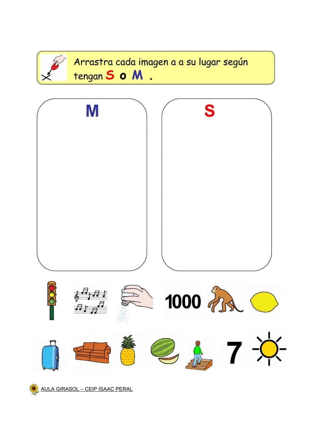 Conciencia fonológica M-S