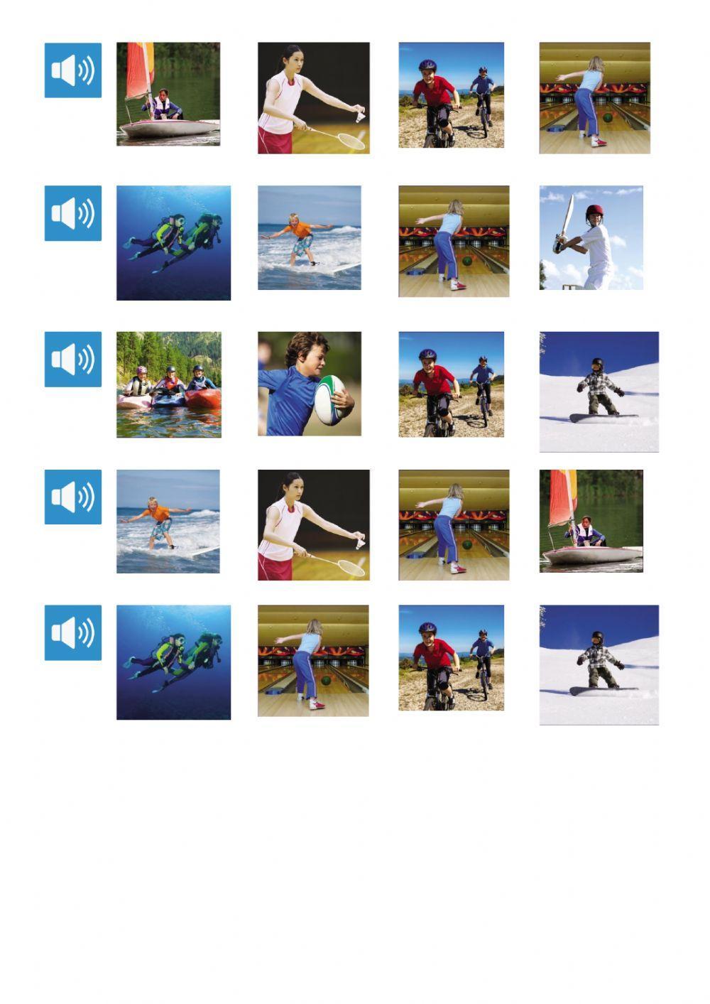 Listen and choose the sports tiger 5 macmillan