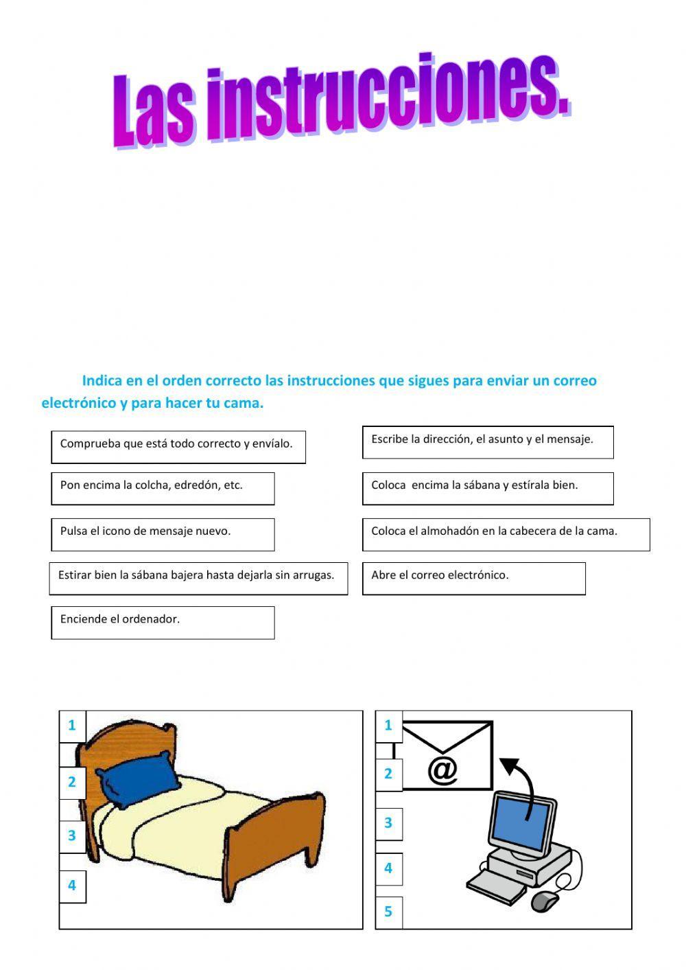 Las instrucciones.