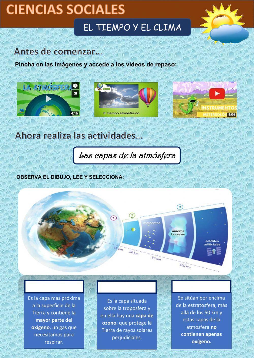 El tiempo y el clima