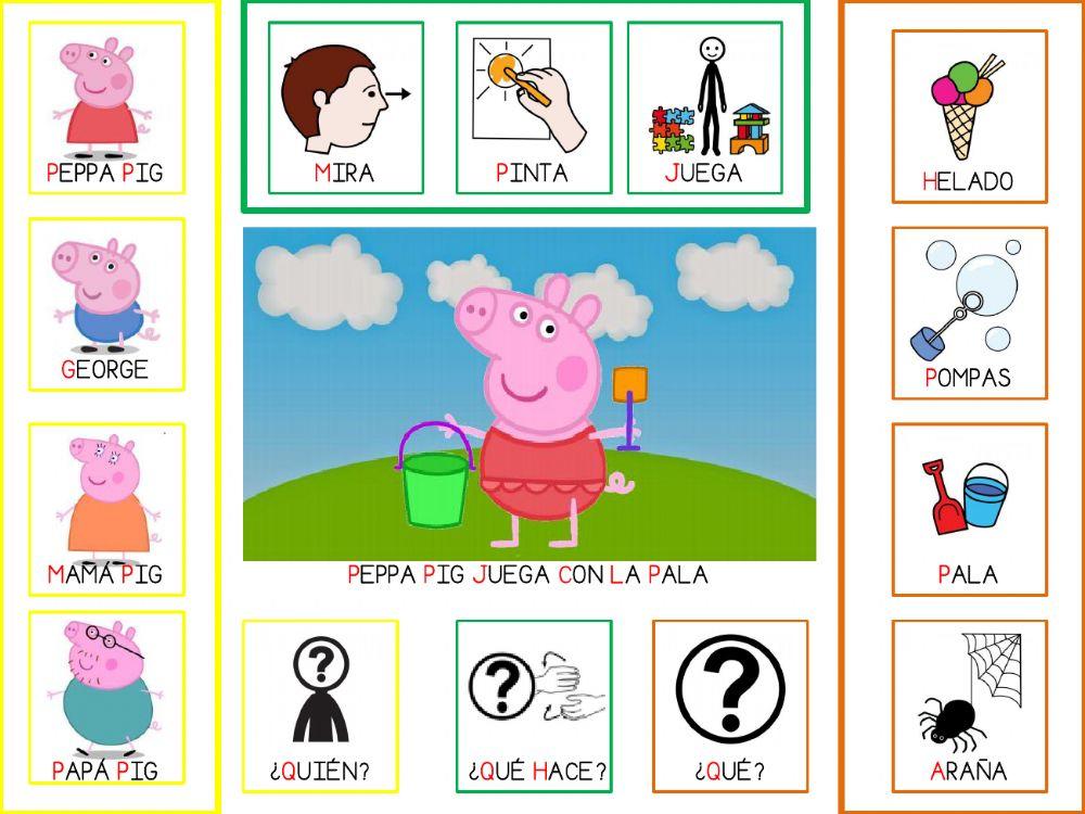 Estructuración oraciones Peppa Pig (2)