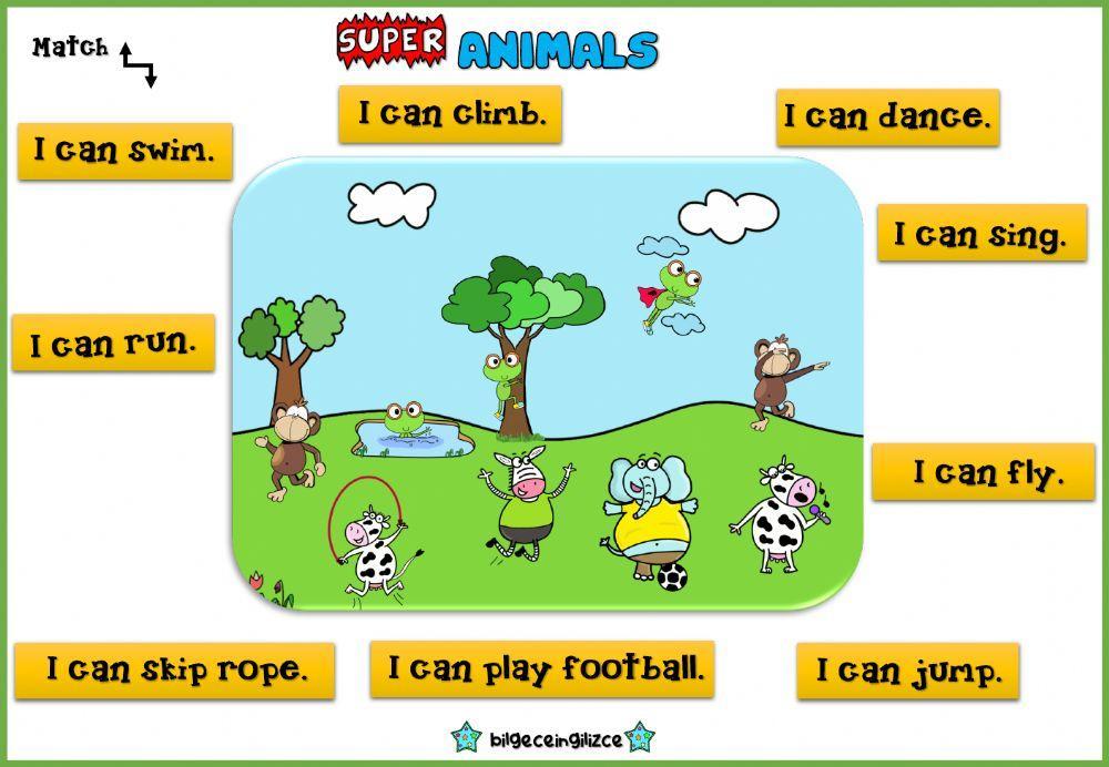 Super Animals (Join with arrows)