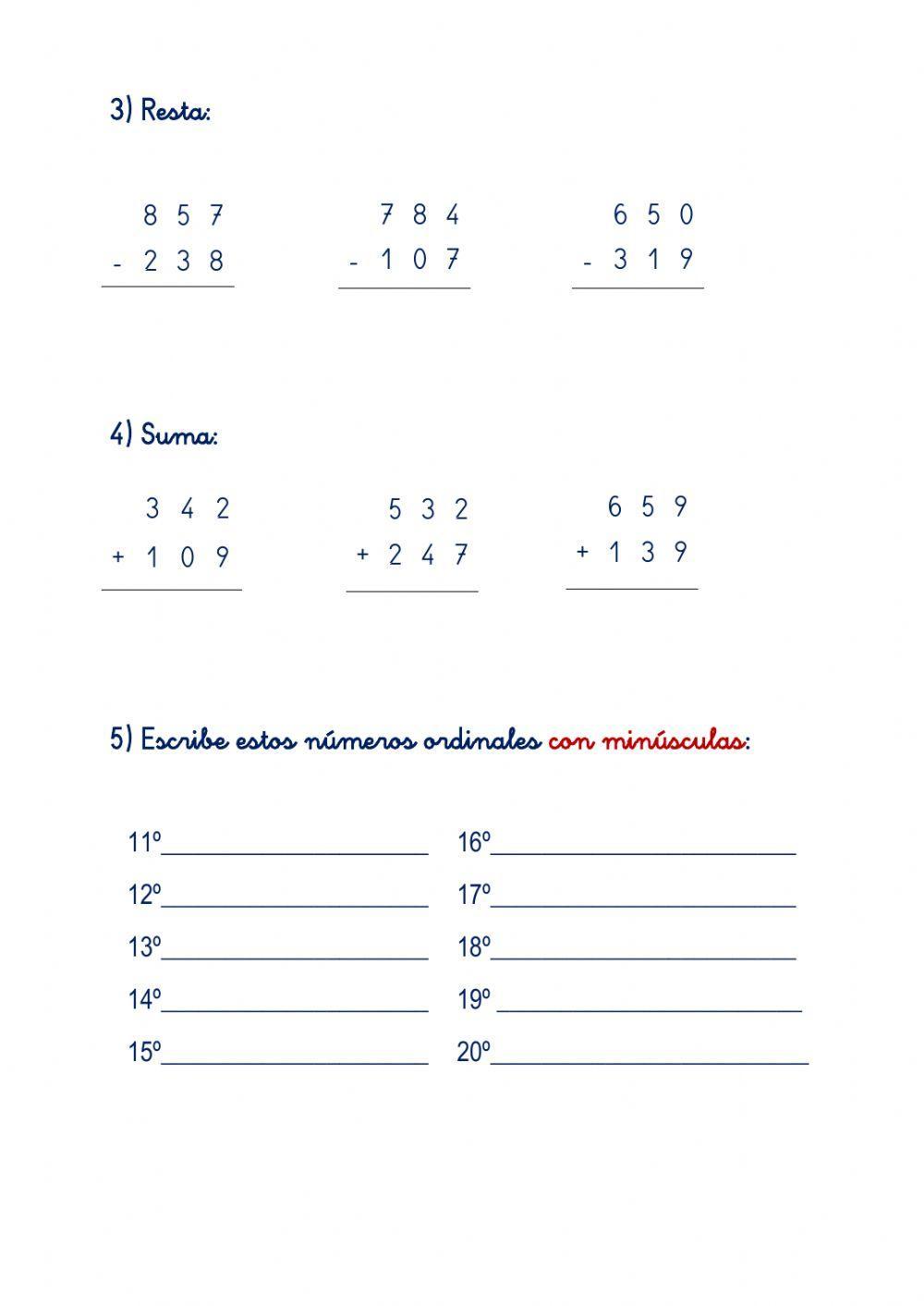 Matemáticas. Repaso 11.