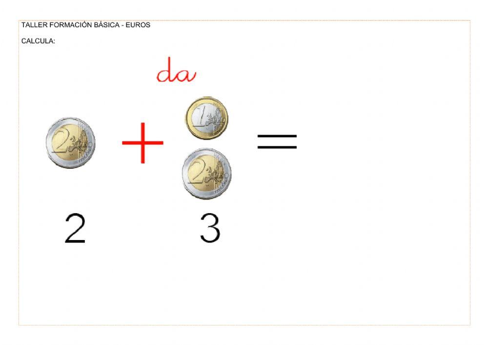 Manejo euros y cantidades Manejo euros y cantidades