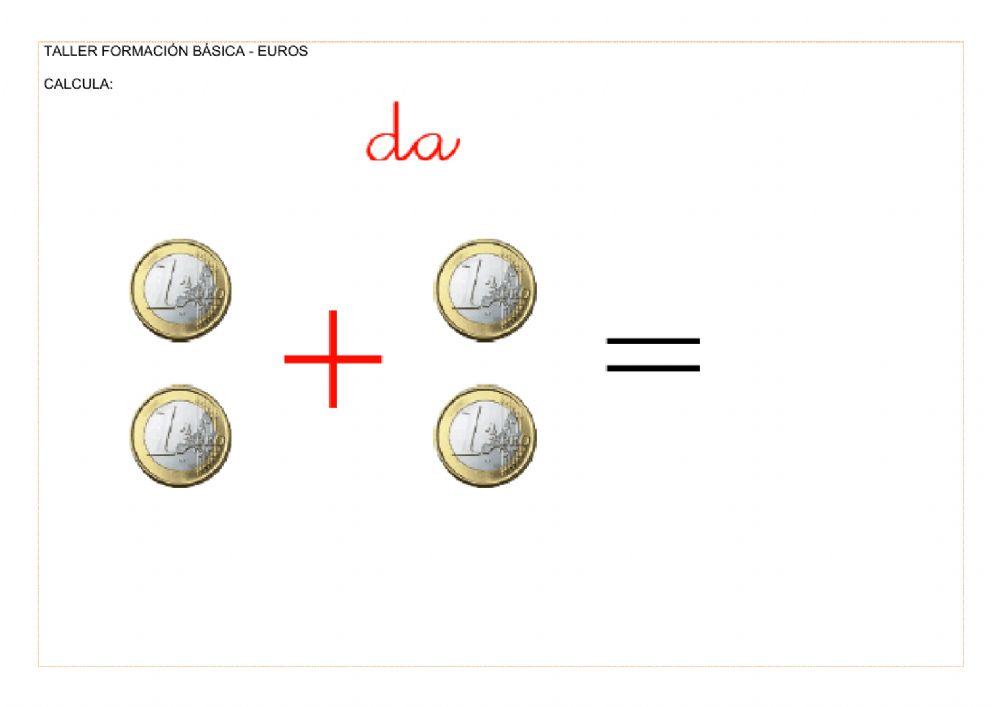 Manejo euros y cantidades Manejo euros y cantidades
