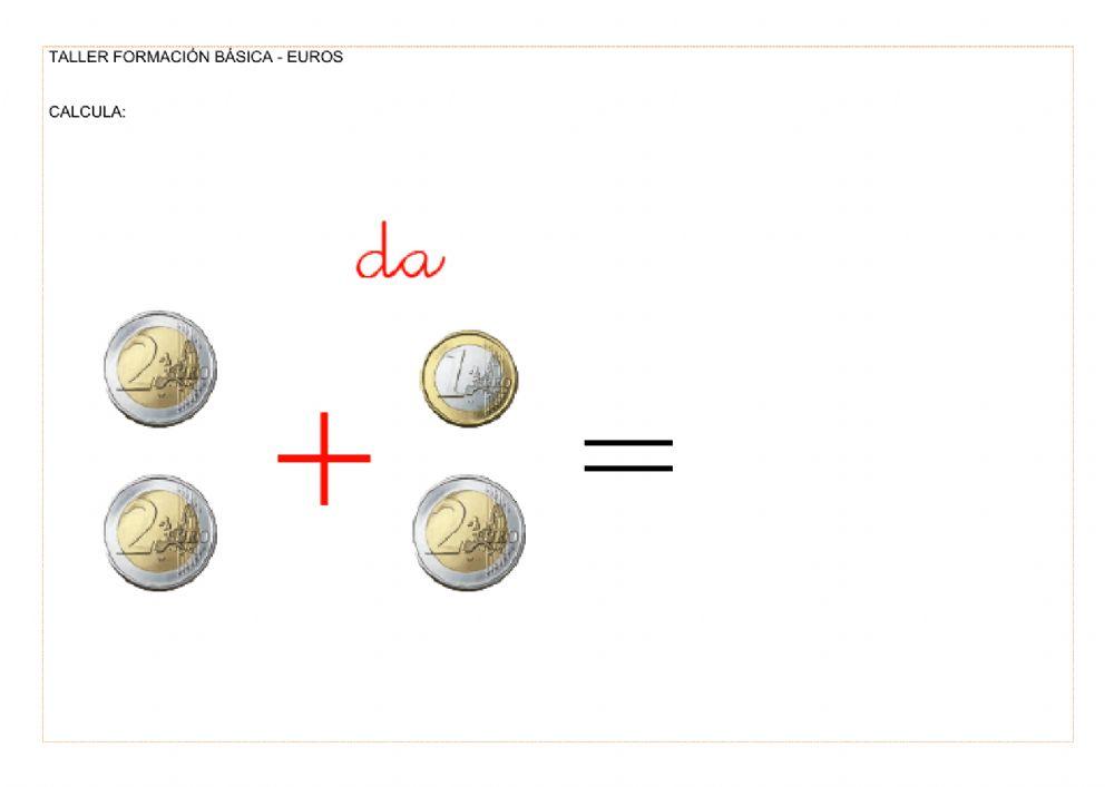 Manejo euros y cantidades Manejo euros y cantidades