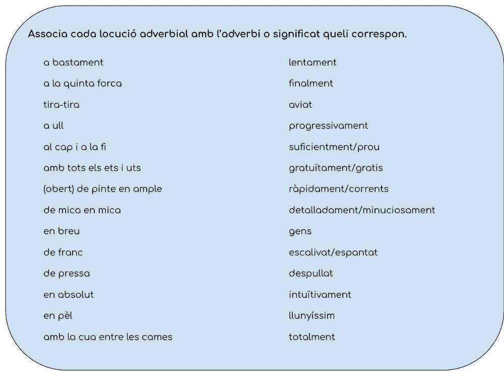 Locucions adverbials