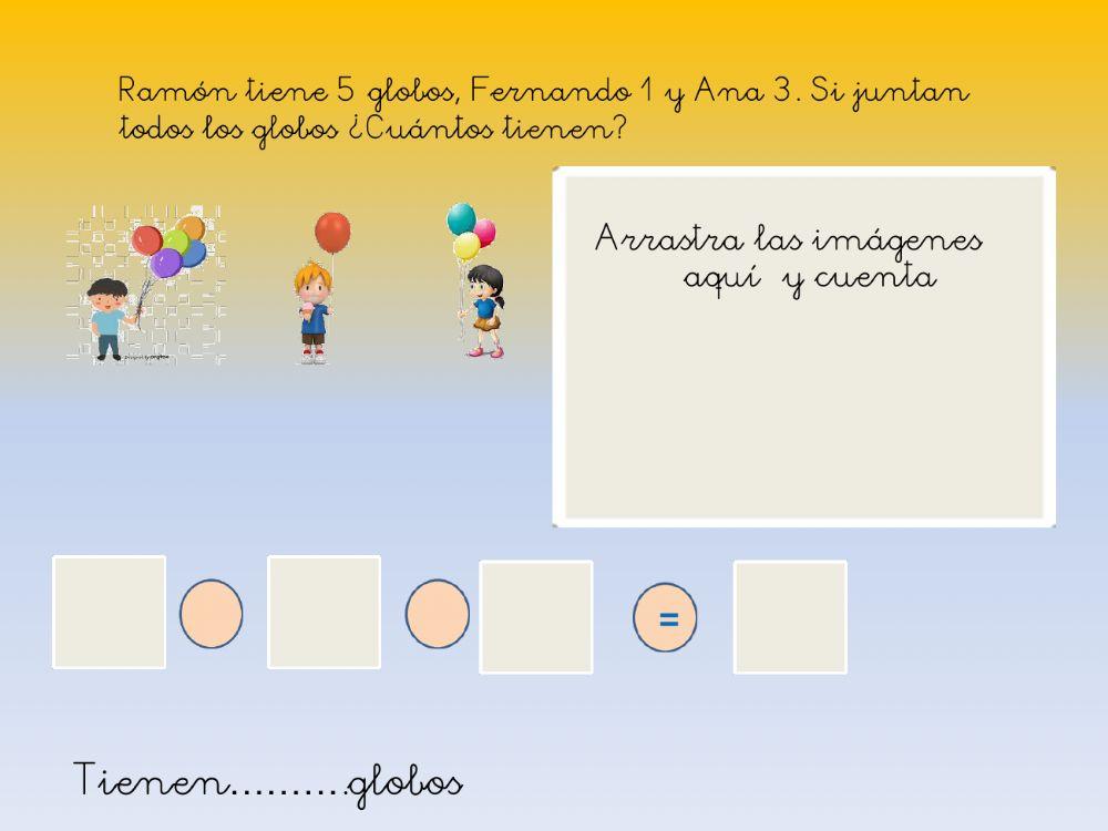 Iniciación a problemas de sumar