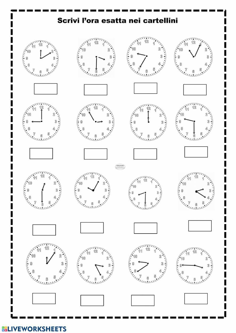 Orologi e orari