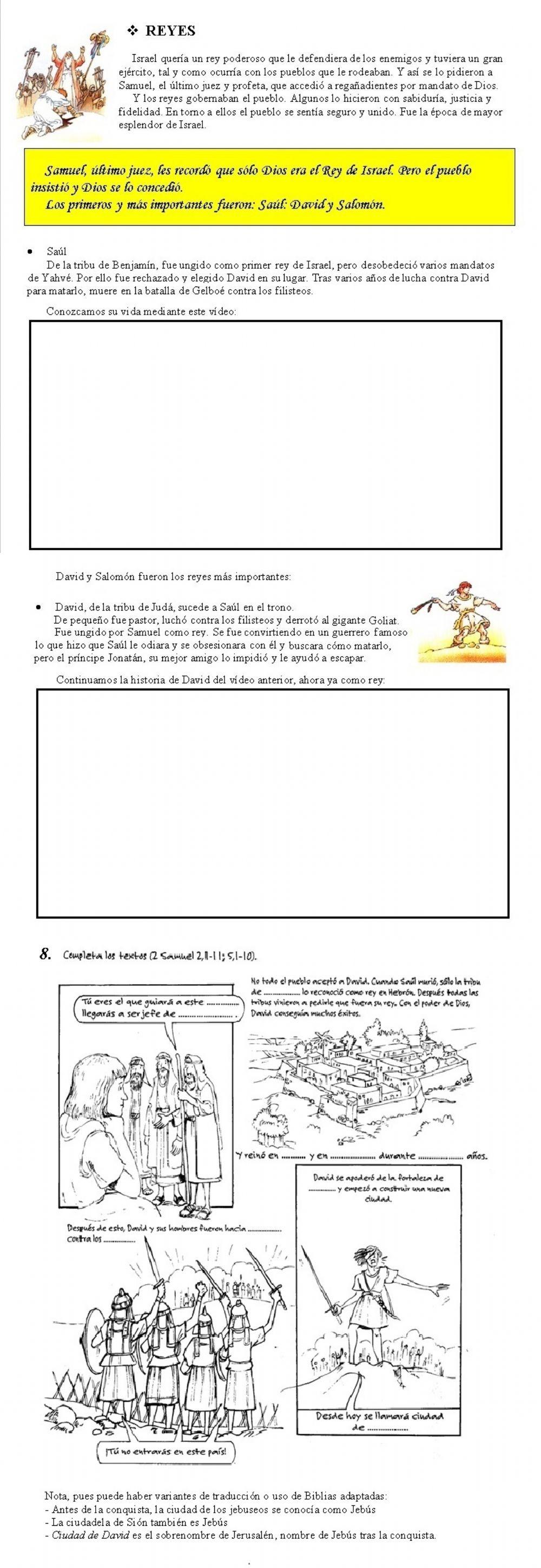 Reyes I (Saúl y David)