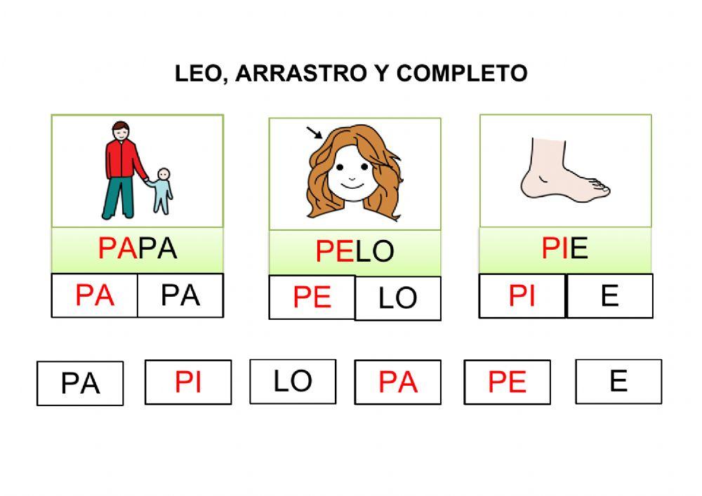 Lectoescritura - PA PE PI