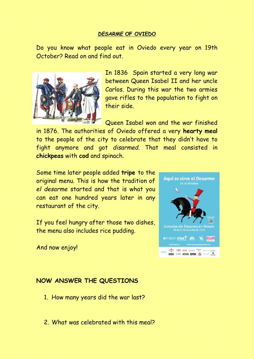 El desarme de Oviedo