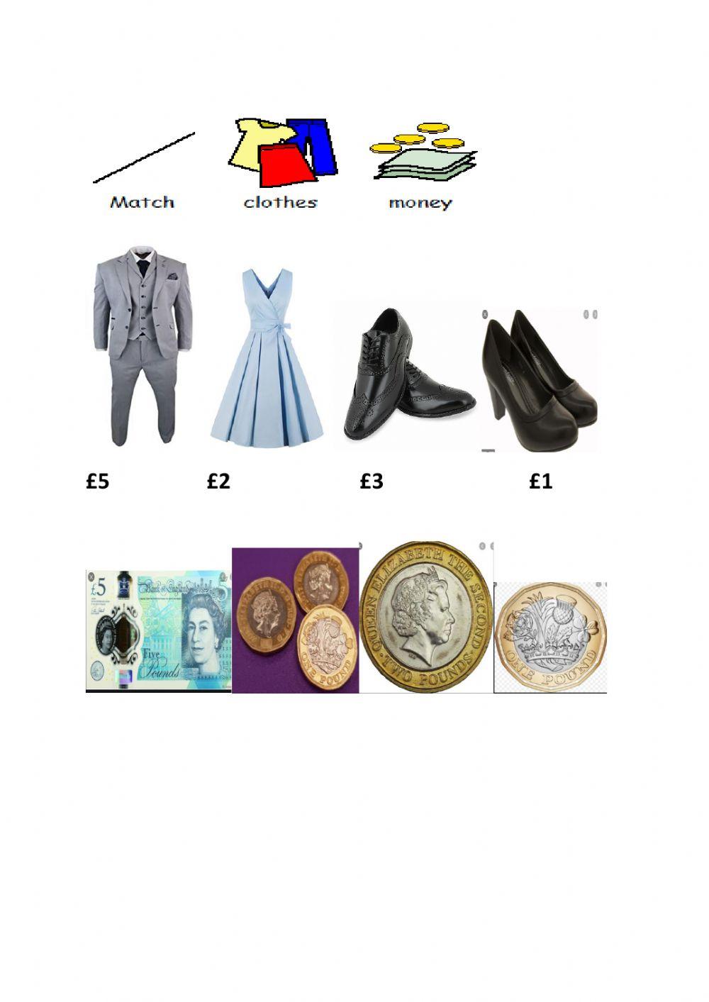 Cost of clothes money